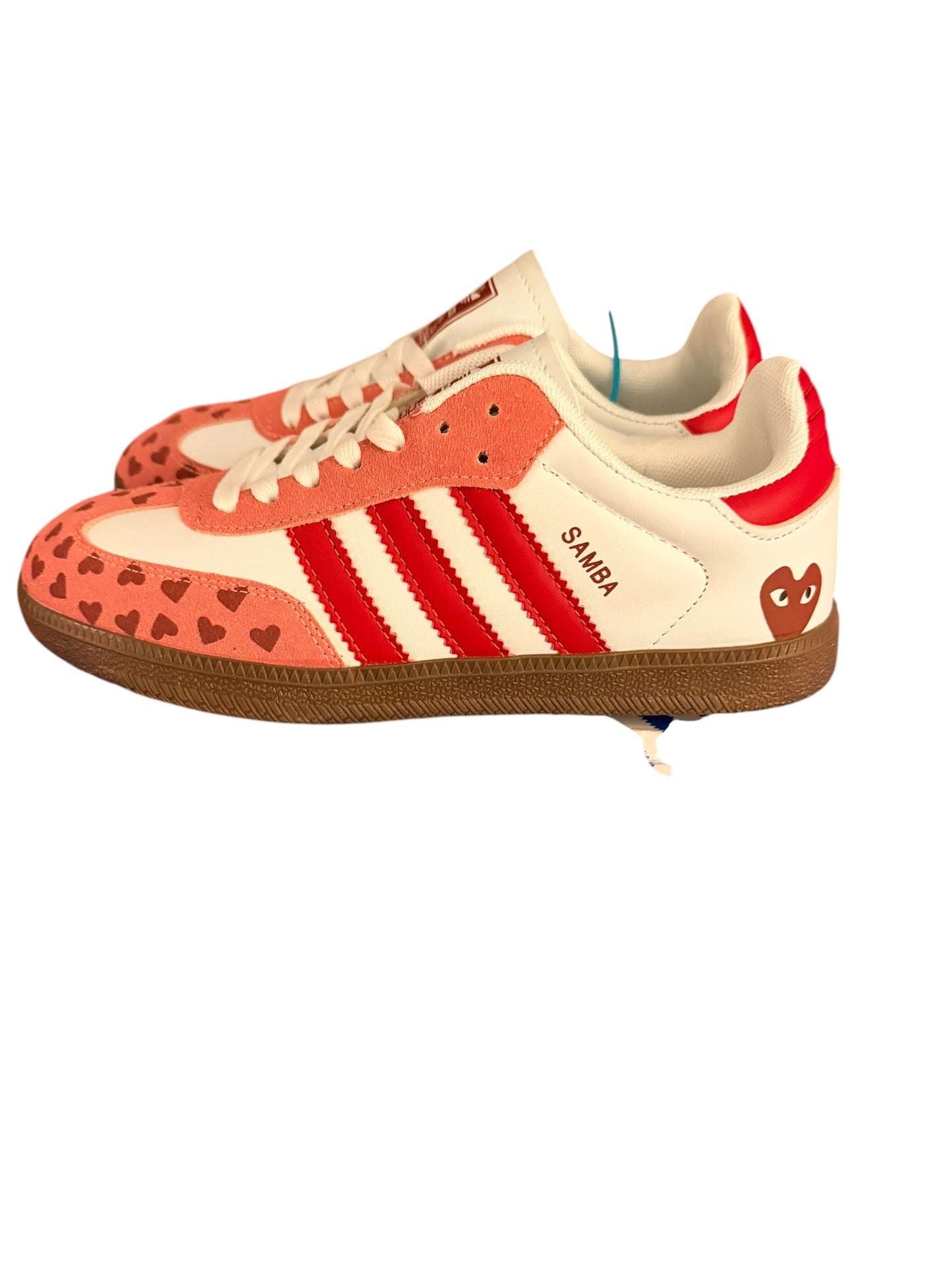 Adidas Shoes with Heart Design