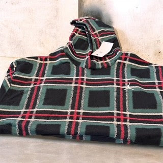 JORDAN MENS PULLOVER PLAID HOODIE