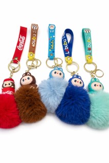 Labubu Novelty Puff Keychain / Bag Charm