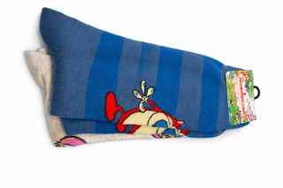 Nickelodeon Novelty Socks- REN&STIMPY